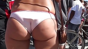 Super HotAss Bikini On the street Voyeur Spy Cam Hidden
