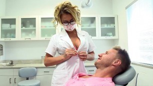 Busty nurse Corinne Blake seducing a patient - Porn Movies - 3Movs